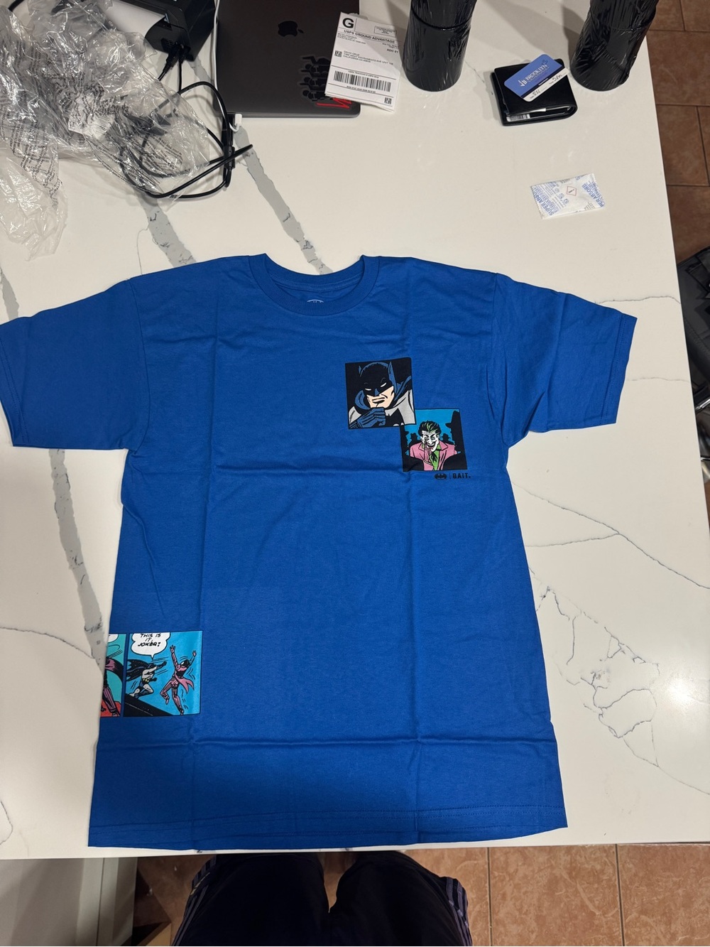 Blue Batman Graphic T-Shirt